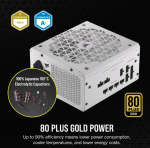 Fuente Corsair RM750x Shift 750W 80 Plus Gold Full Modular PCIe 5.1 / ATX 3.1 White - Image 3