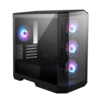 Gabinete MSI MAG PANO M100R PZ Micro ATX TG x2 ARGB Fan x4 Black
