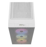 Gabinete Corsair 3000D RGB Airflow Mid-Tower TG Fan RGB x3 White - Image 2