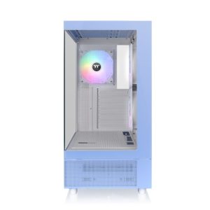 Gabinete TT View 270 Plus Mid-Tower TG x2 Fan ARGB x3 Hydrangea Blue
