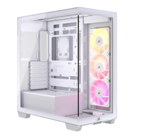 Gabinete Corsair 3500X Mid-Tower TG Fan ARGB x3 White
