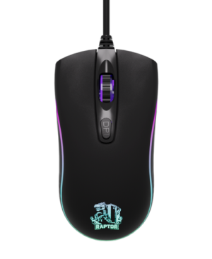 Mouse Gamer Raptor Storm Grip 4 botones 3600dpi 7 colores