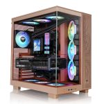 Gabinete TT View 380 XL Mid-Tower TG x2 Fan ARGB x1 Reverse Fan x3 Gravel Sand
