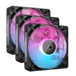 Fan Cooler Corsair iCUE LINK RX120 RGB 120mm Black Pack x3