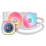 Water Cooling Corsair iCUE LINK TITAN 240 RX LCD 2x CPU Cooler 240mm White