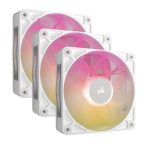 Fan Cooler Corsair iCUE LINK RX120 MAX RGB 120mm White Pack x3