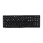 Teclado Logitech Wireless K270 Graphite