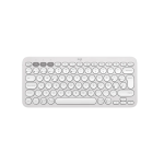 Teclado Logitech Bluetooth K380s Pebble White