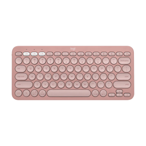 Teclado Logitech Bluetooth K380s Pebble Rose
