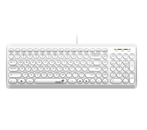 Teclado Genius SlimStar Q200,White,SP,USB