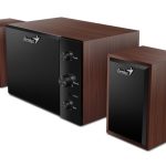 Parlantes Genius SW-2.1 350 10W (madera)