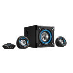 Parlantes GX/Genius SW-G2.1 1000 BLK 100-240V Gaming
