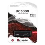 Disco SSD M.2 KINGSTON KC3000S 512G NVMe GEN4 PCIe - Image 2