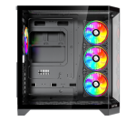 Gabinete Raptor Eclypse TG x2 Mid-Tower RGB Fan x4 - Image 3