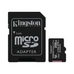MicroSD KINGSTON 256GB c/Adap Clase 10 UHS-I (U1) 100MB/s Canvas Plus