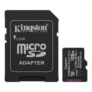 MicroSD KINGSTON 128GB c/Adap Gen3 150MB/s Canvas S Plus CL10