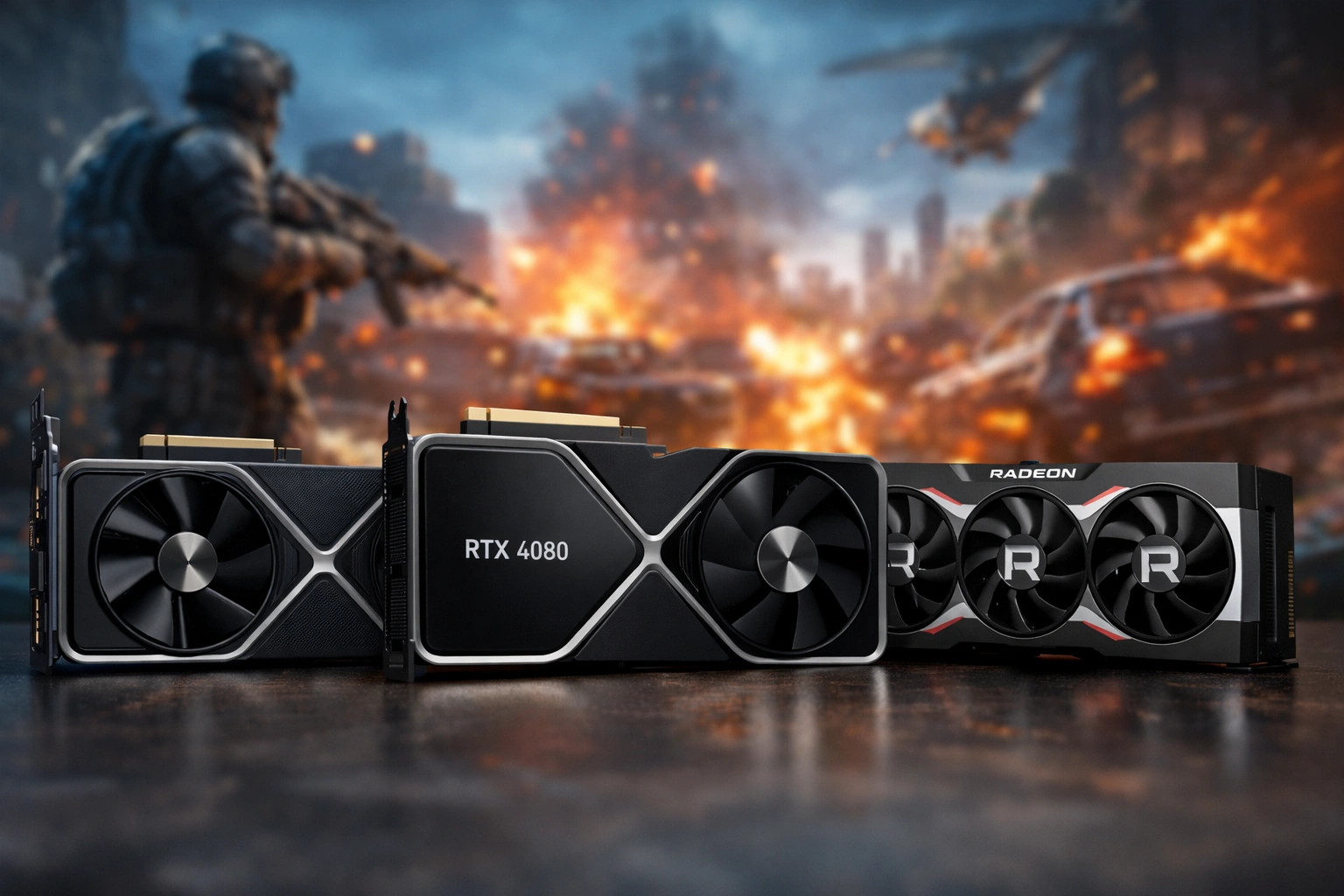 placas de video para gaming nvidia y amd