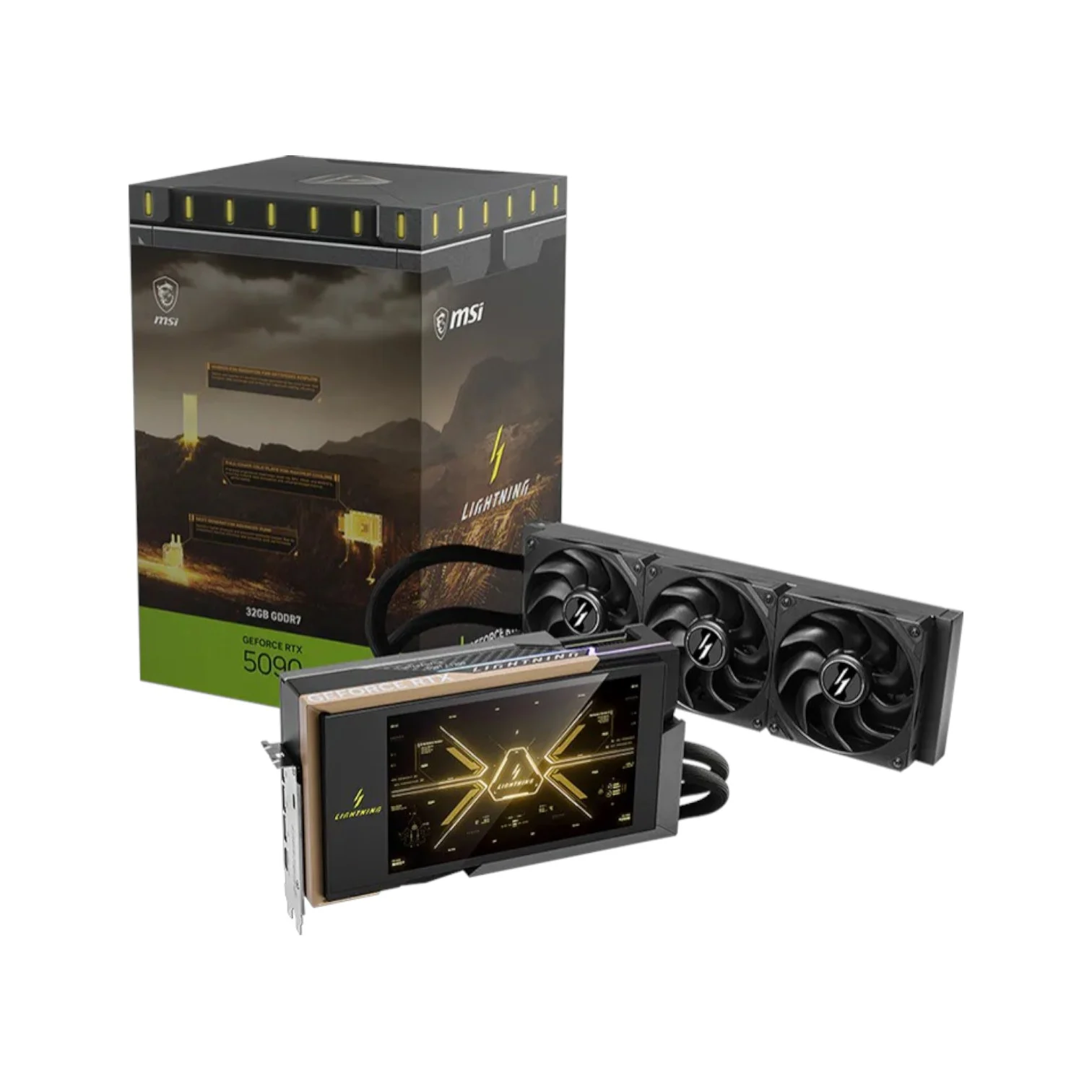 000000000041826723370placa-de-video1 VGA MSI GeForce RTX 5090 32G LIGHTNING Z - Image 1