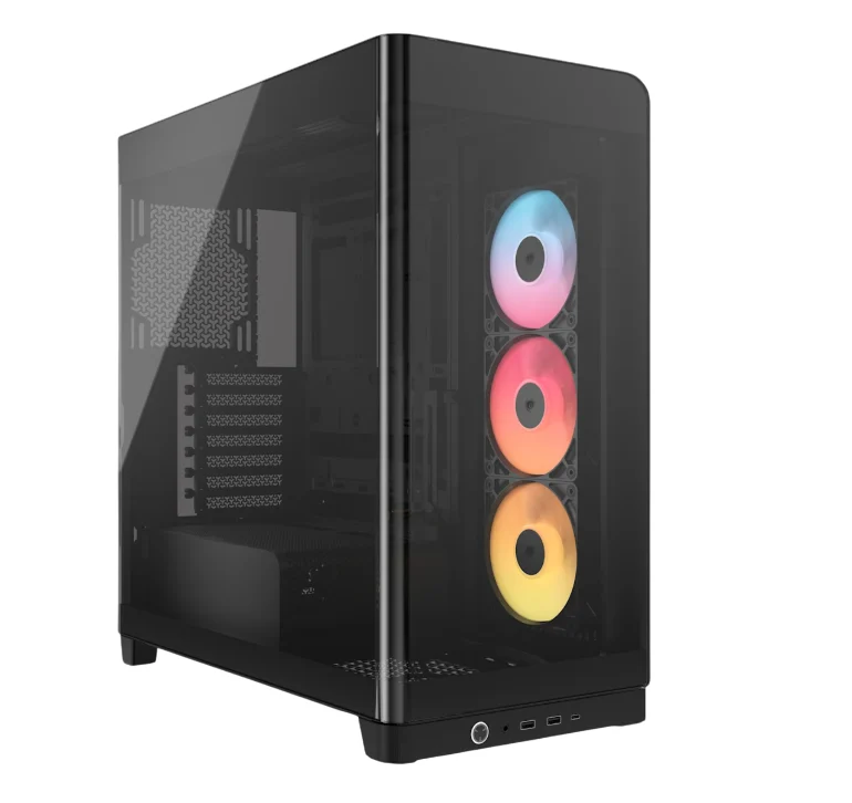 000000000041783321973417833--1- Gabinete Corsair FRAME 4500X RS-R ARGB Mid-Tower TG Black - Image 1